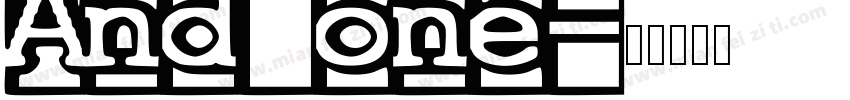 And one字体转换